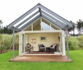 Garden Room with Glass Canopy by Mozolowski & Murray